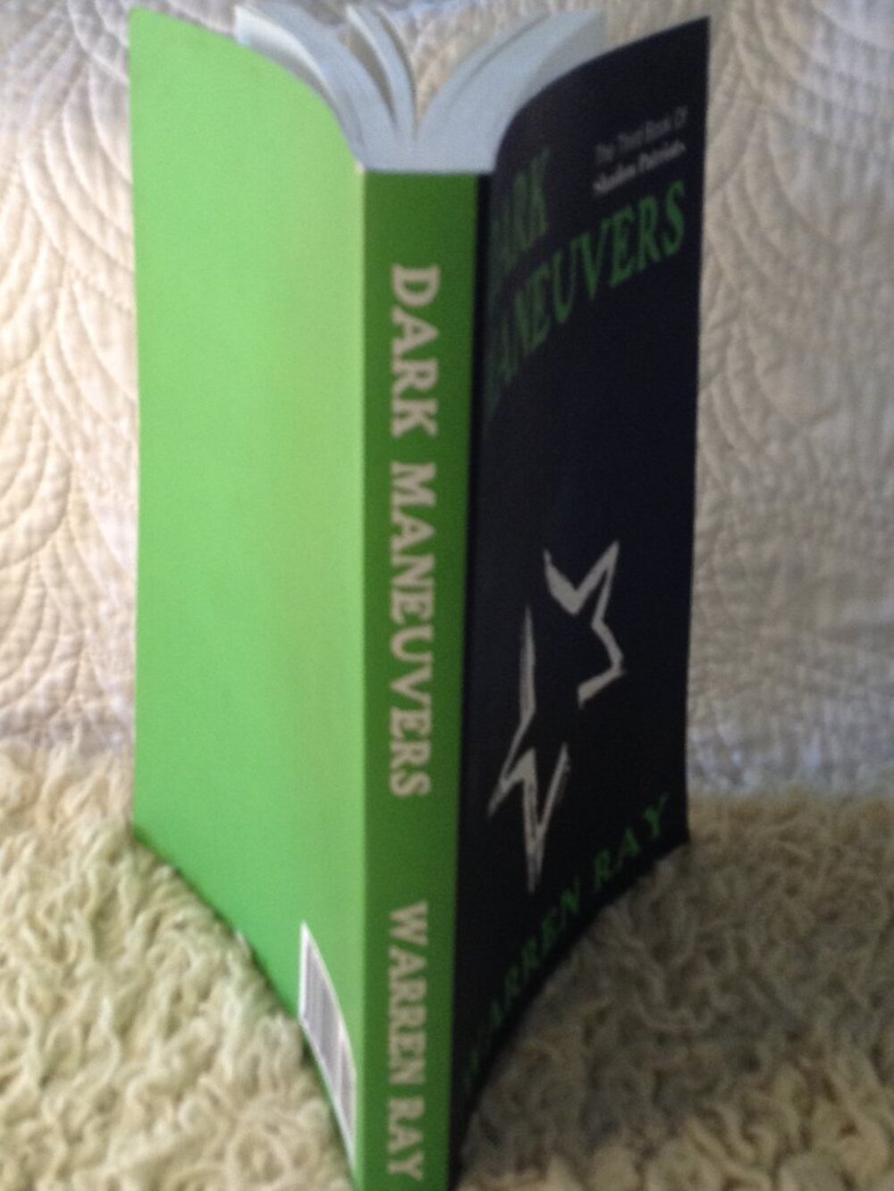 Autographed Copy of Dark Maneuvers by Warren Ray 3rd in series Shadow Patriots - Picture 2 of 4
